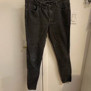 Dark grey Banana Republic Corduroy Pants size 28